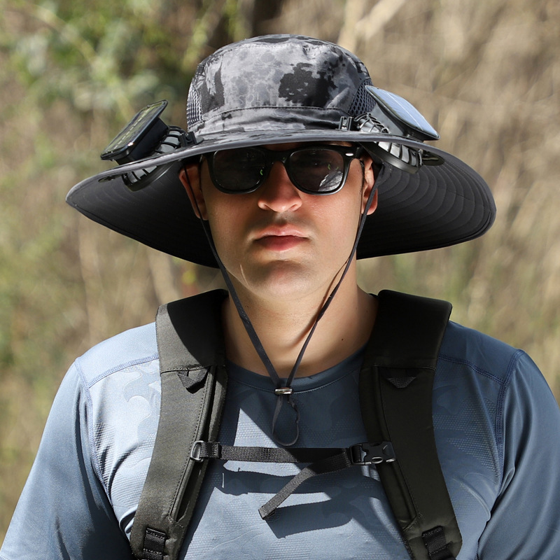 Solar Powered Fan Hat – Fishing Cap with USB Rechargeable Cooling Fan, Outdoor Sun Protection Hat