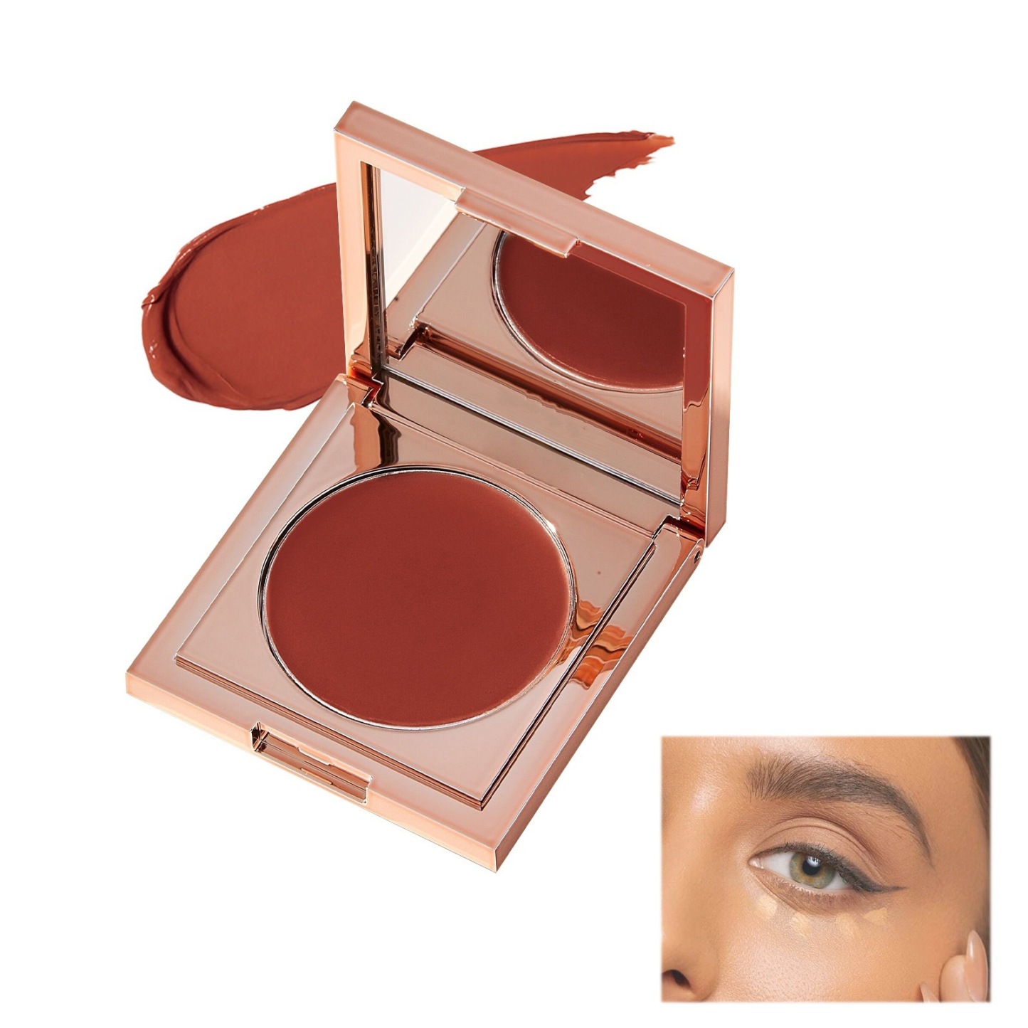 Colored Clay Under Eye Concealer Moisturizing Lightweight Eye Primer Eye Shadow Base