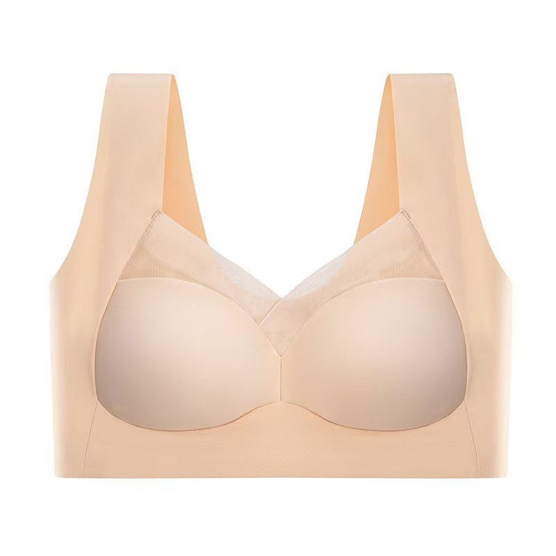 Women's seamless bra small chest push up thin style