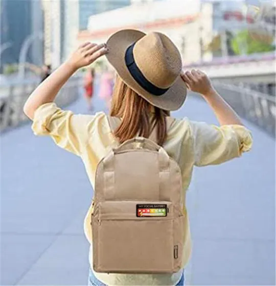 Funny Social Mood Brooch Pin for 7 Days