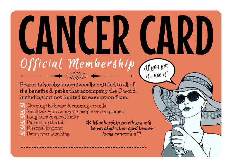 Black Friday 70% Off Sale-❤️Funny Cancer Card🎁