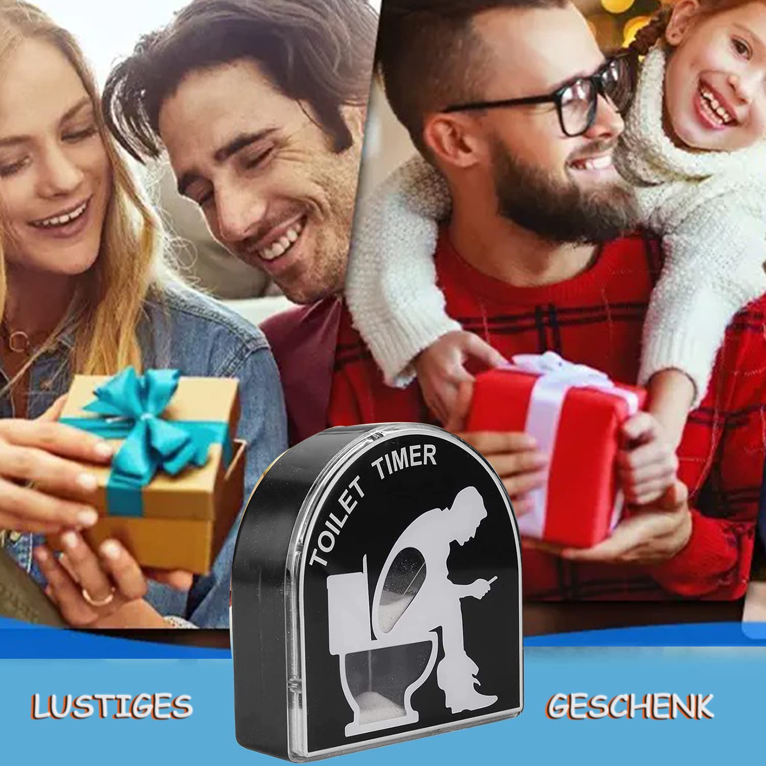 5 Minute Bathroom Timer - Funny Gag Gift for Men, Husband, Boyfriend, Father's Day, Birthday