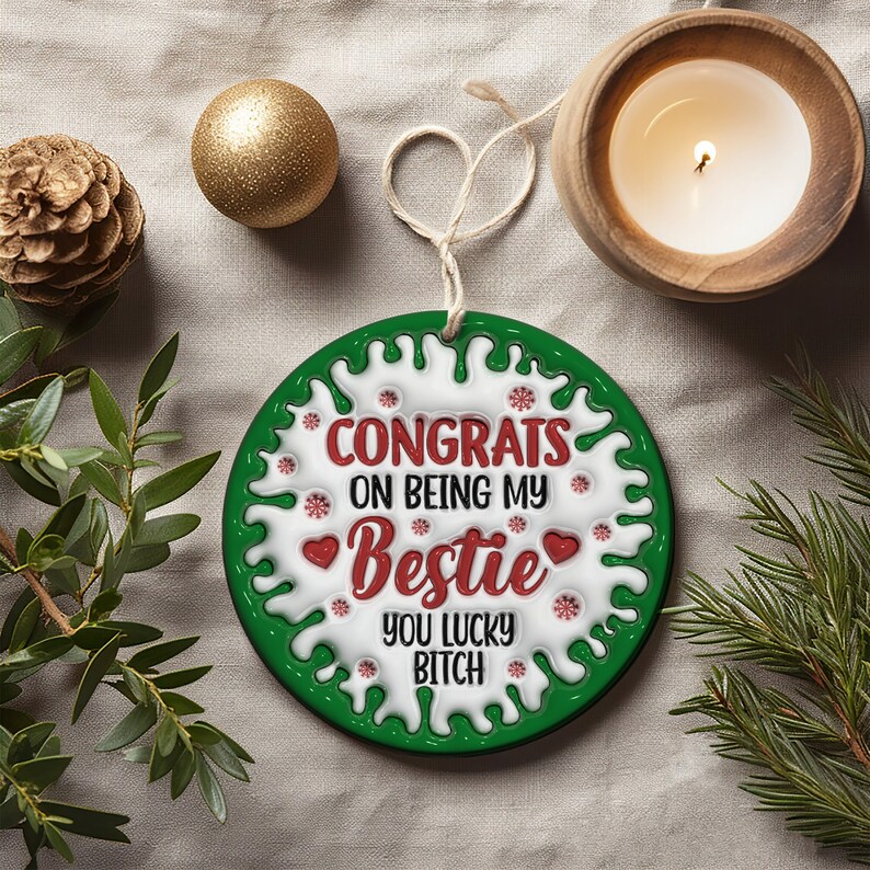 🤣2023 Funny Christmas Ceramics Ornament