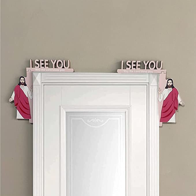 Jesus See You-Funny Home Decor