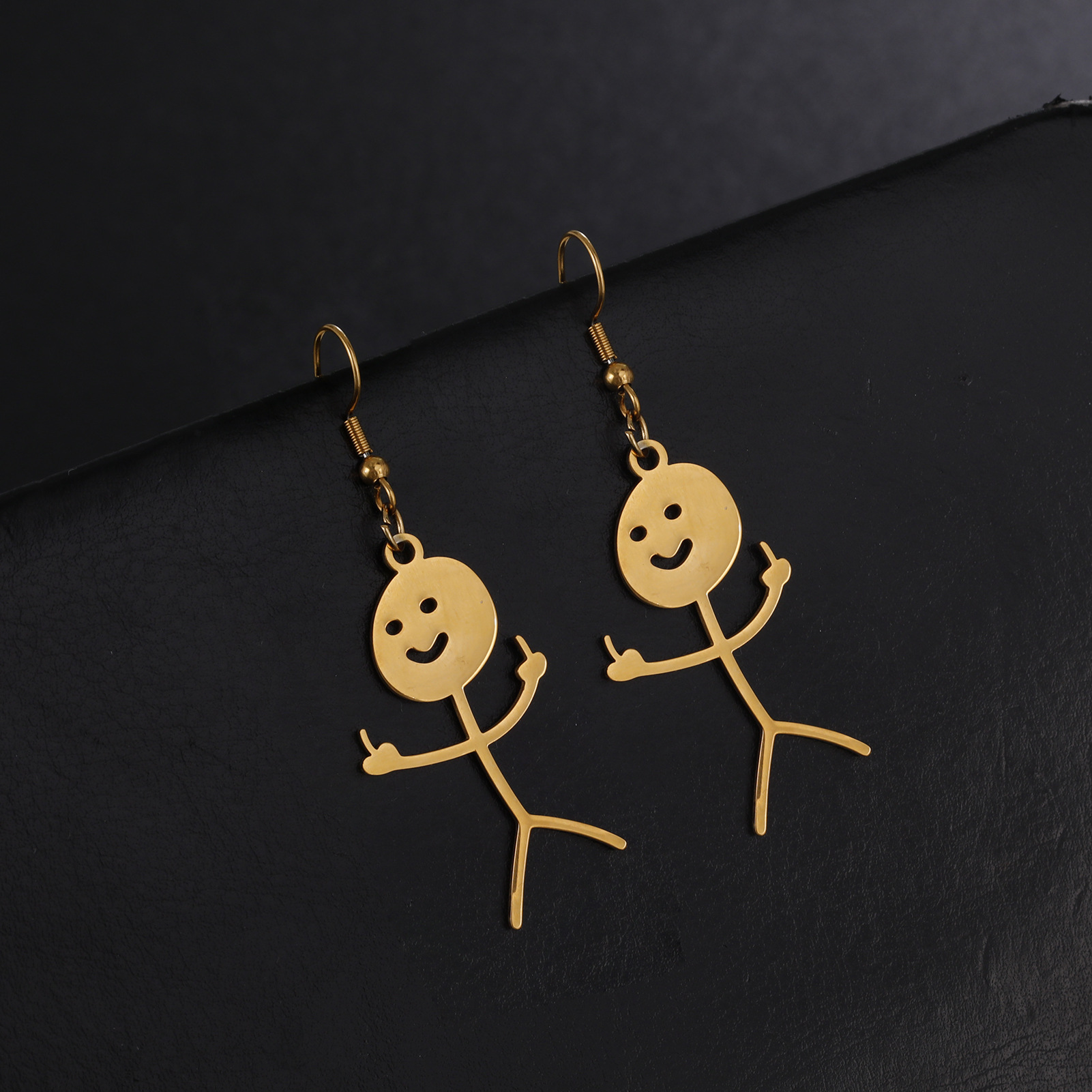 Funny Doodle Stickman Keychain