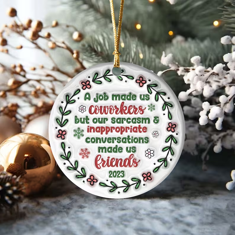 🤣2023 Funny Christmas Ceramics Ornament