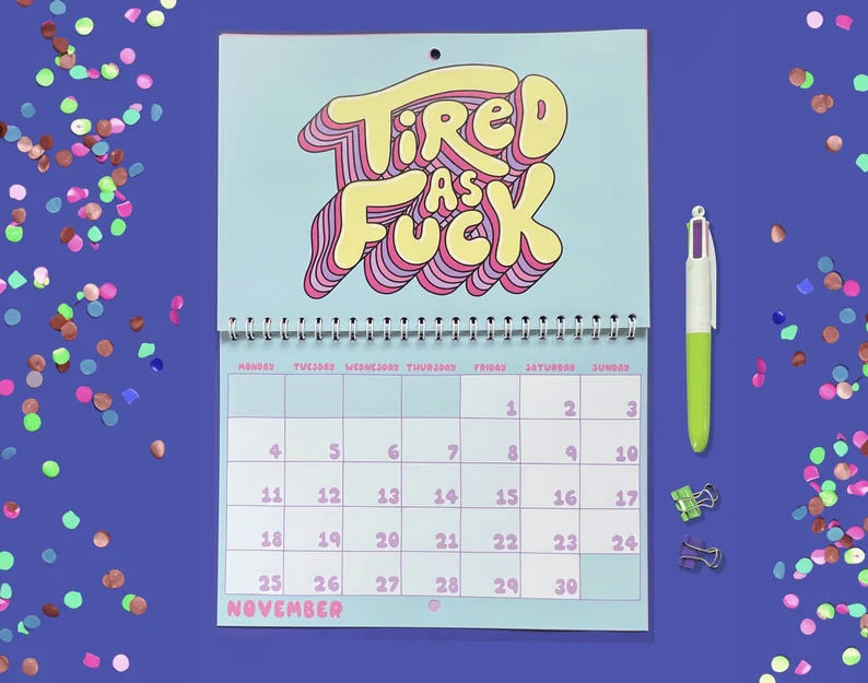 2024 Funny and Sweary Calendar
