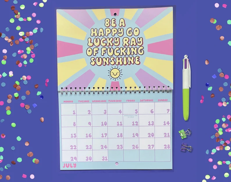 2024 Funny and Sweary Calendar