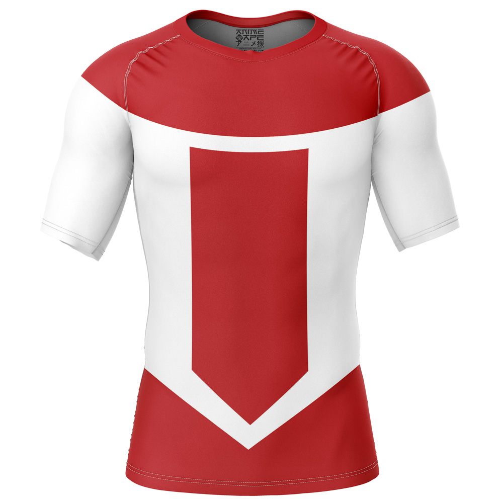 Omni Invincible Short Sleeve Rash Guard Compression Shirt – Unisex ...