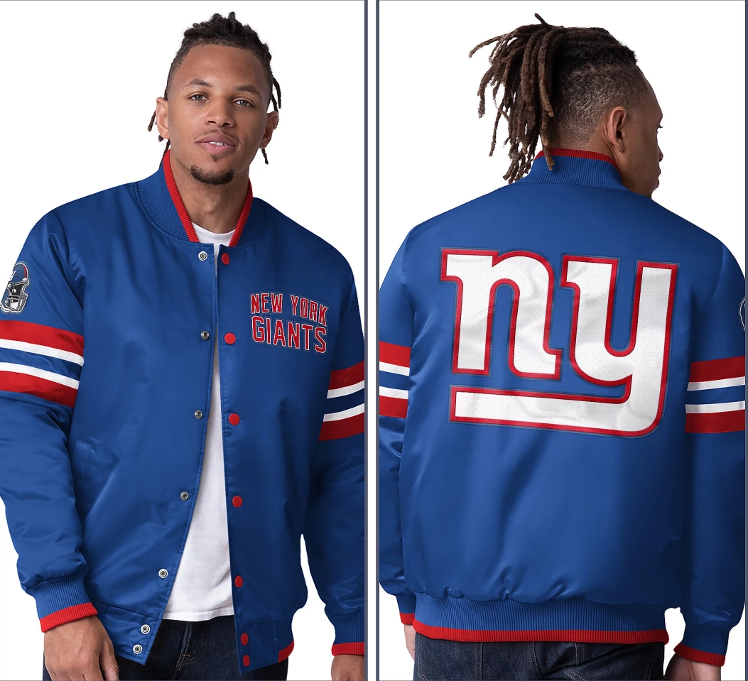 💝💝Last day of clearance!!💝Buy more, save more✨Starter Satin Twill Snap Front Jacket