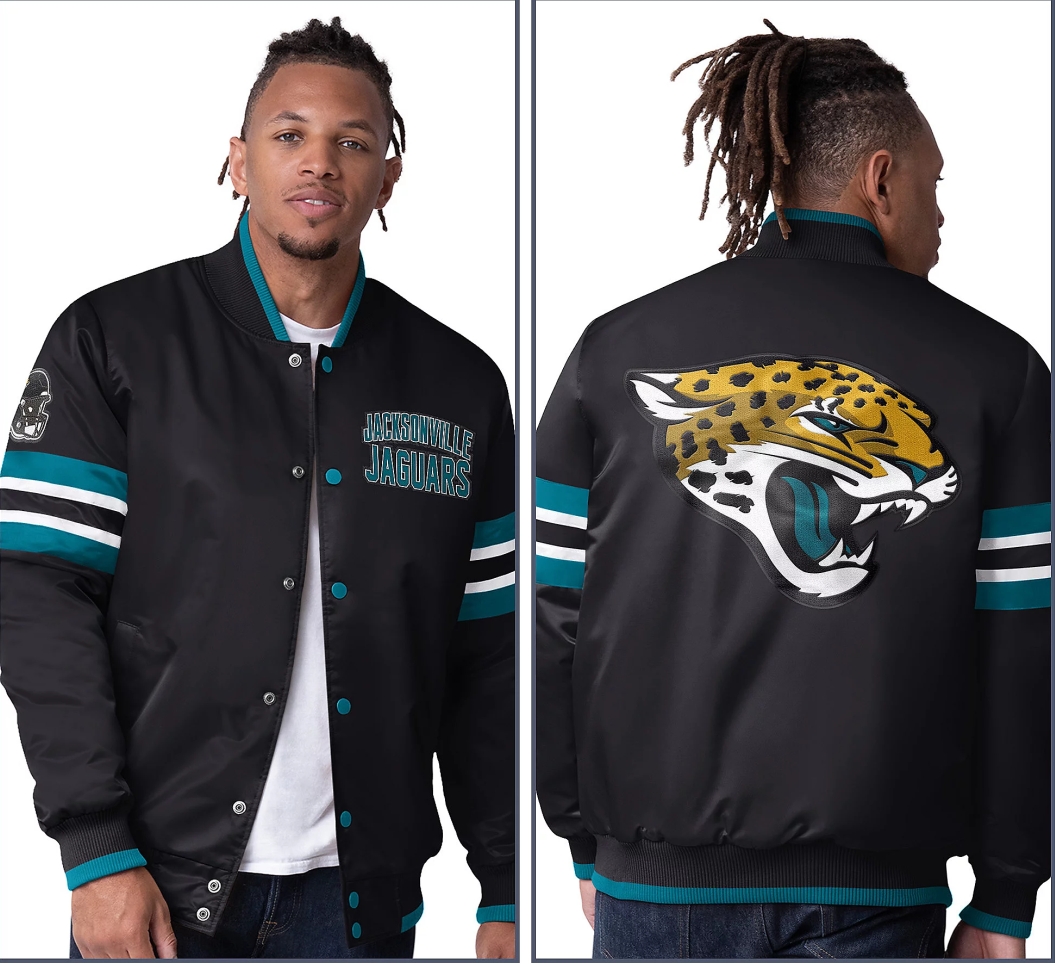 💝💝Last day of clearance!!💝Buy more, save more✨Starter Satin Twill Snap Front Jacket