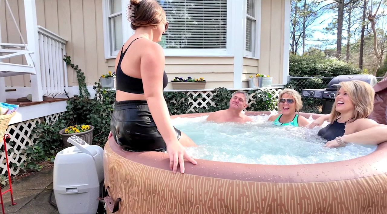 Taos by Bestway 5-7 Person EnergySense Inflatable Heated Hot Tub - QVC.com