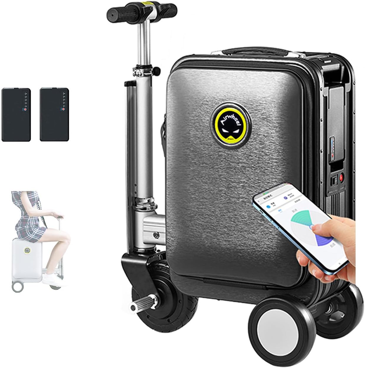 20 in Smart Rideable Suitcase