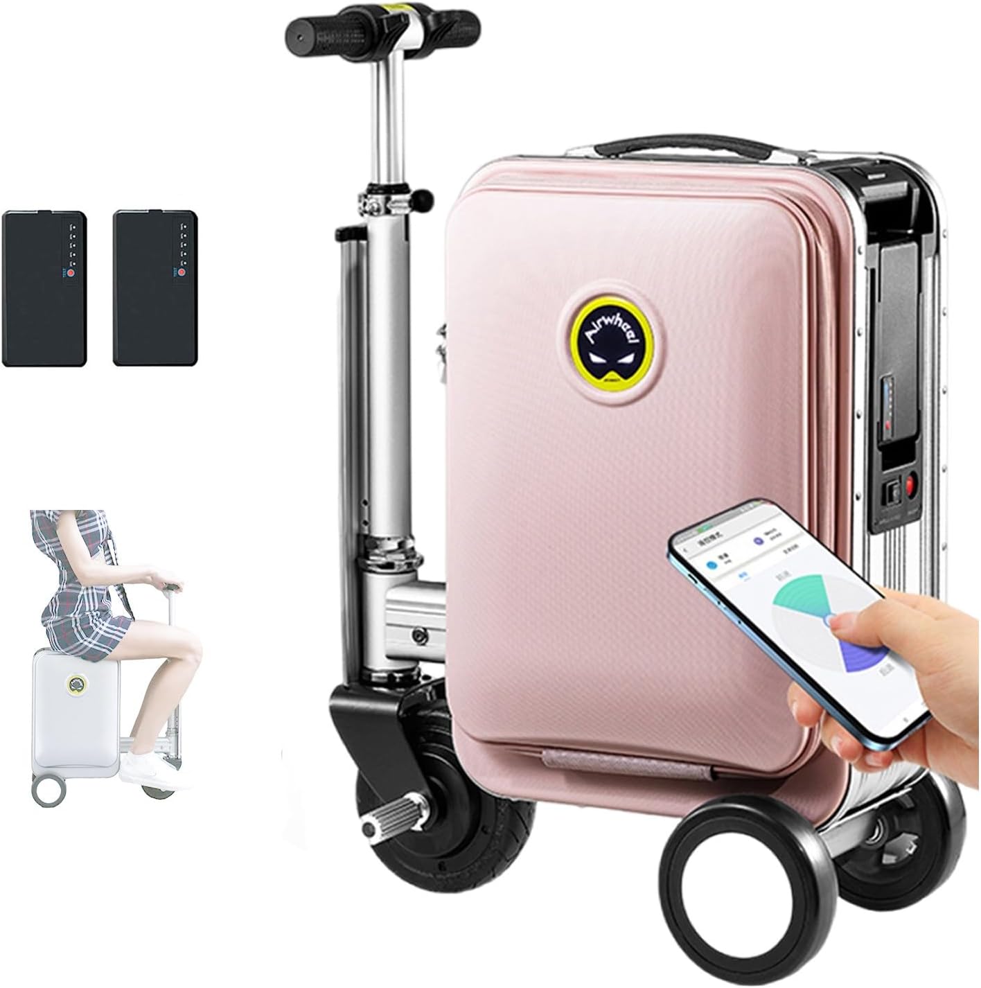 20 in Smart Rideable Suitcase