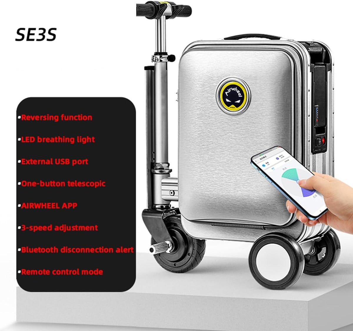 20 in Smart Rideable Suitcase