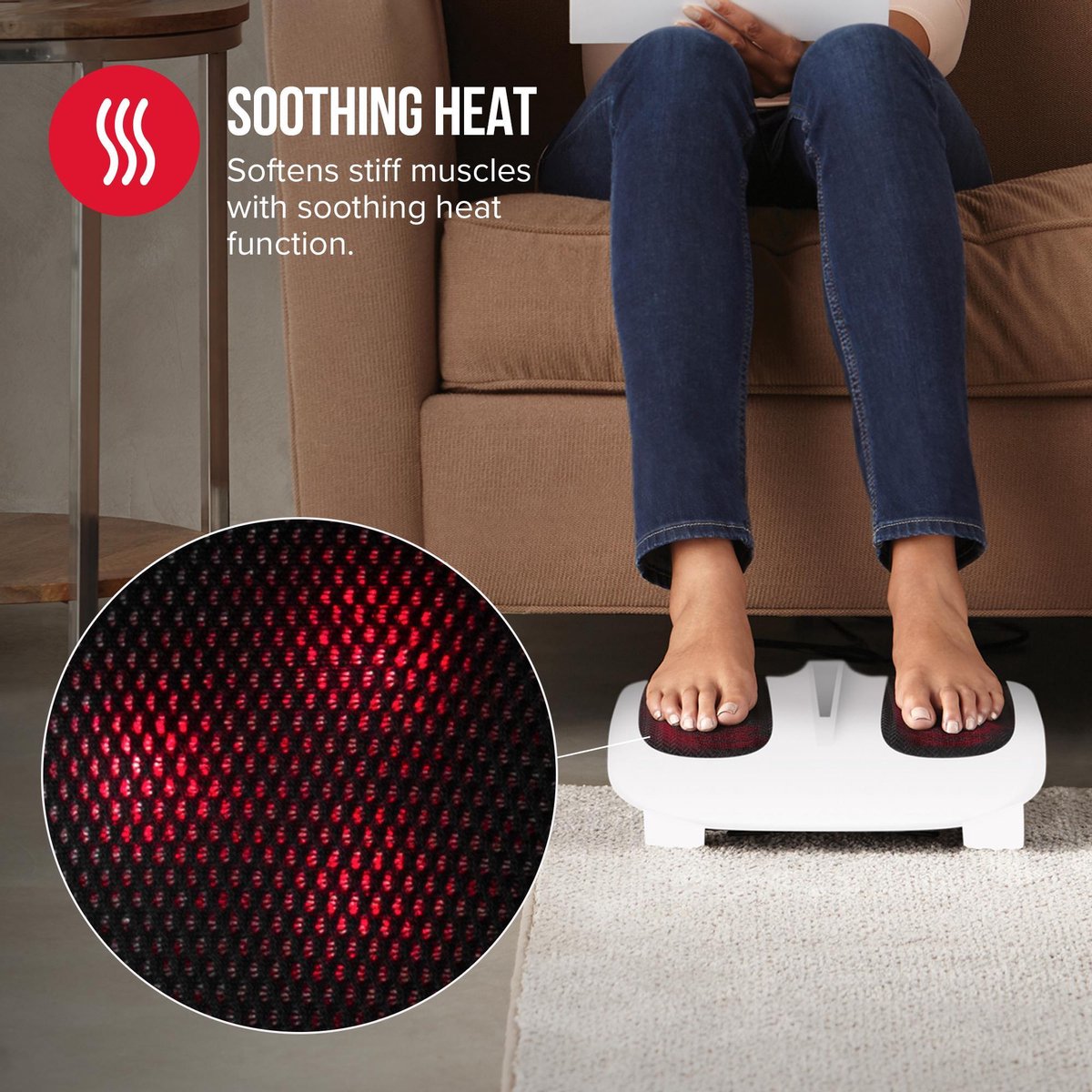 🎄Today's Special Value🎁HoMedics Shiatsu Elite Foot Massager with Heat