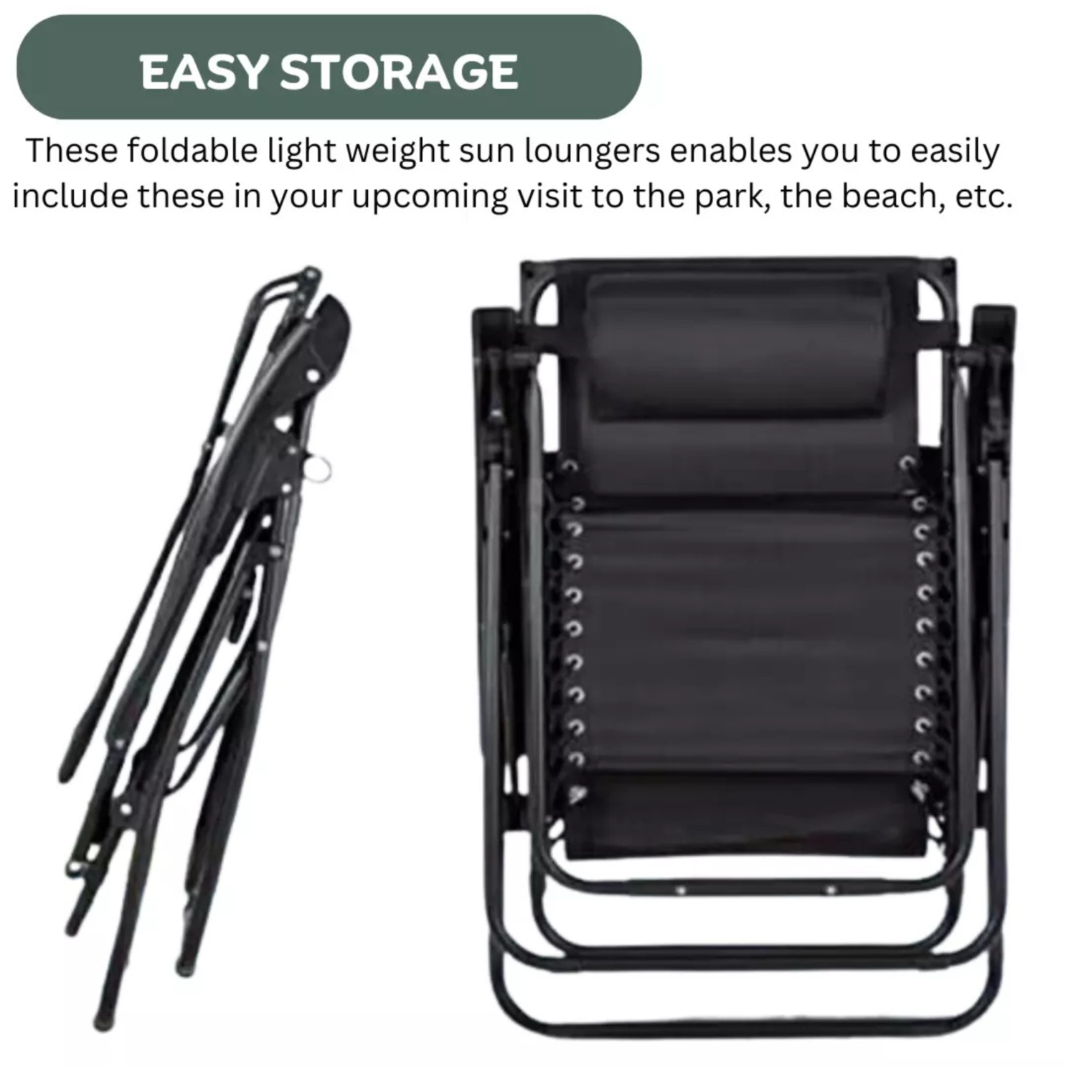 Multi-Position Relaxer Chair Sun Lounger with Sun Canopy