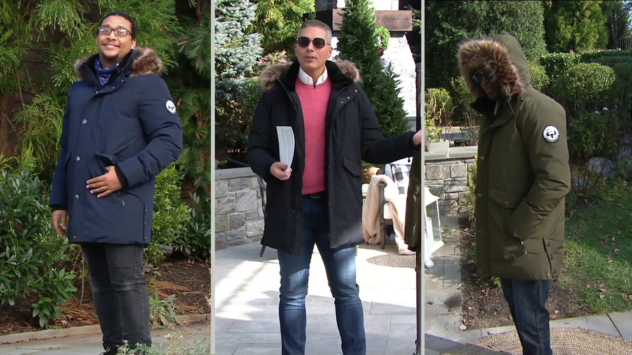 Arctic Expedition Men's Quilted Parka with Removable Hood on QVC - YouTube