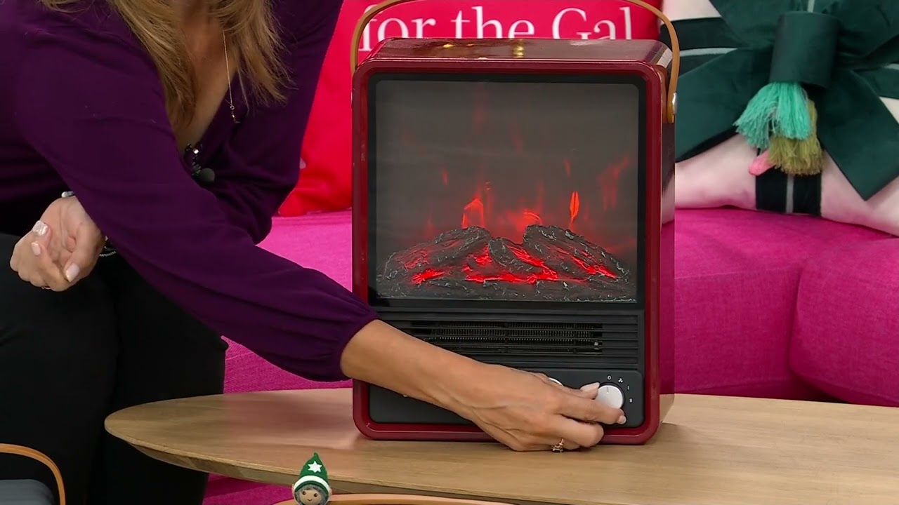 Geek Heat 1500Watt Flickering Flame Crackle Heater