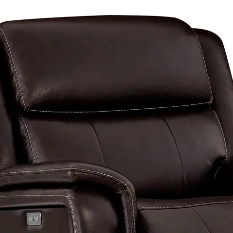 arcalounger Bryson Leather Recliner image of inside back