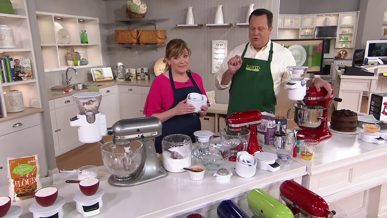 KitchenAid Sifter Stand Mixer Attachment with Scale on QVC - YouTube