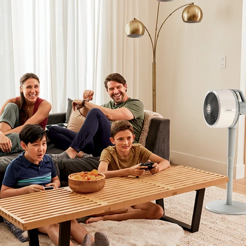 With 180 degrees of oscillation, 45 degrees of tilt, and 5 adjustable speeds, you can customize your comfort where you need it most.