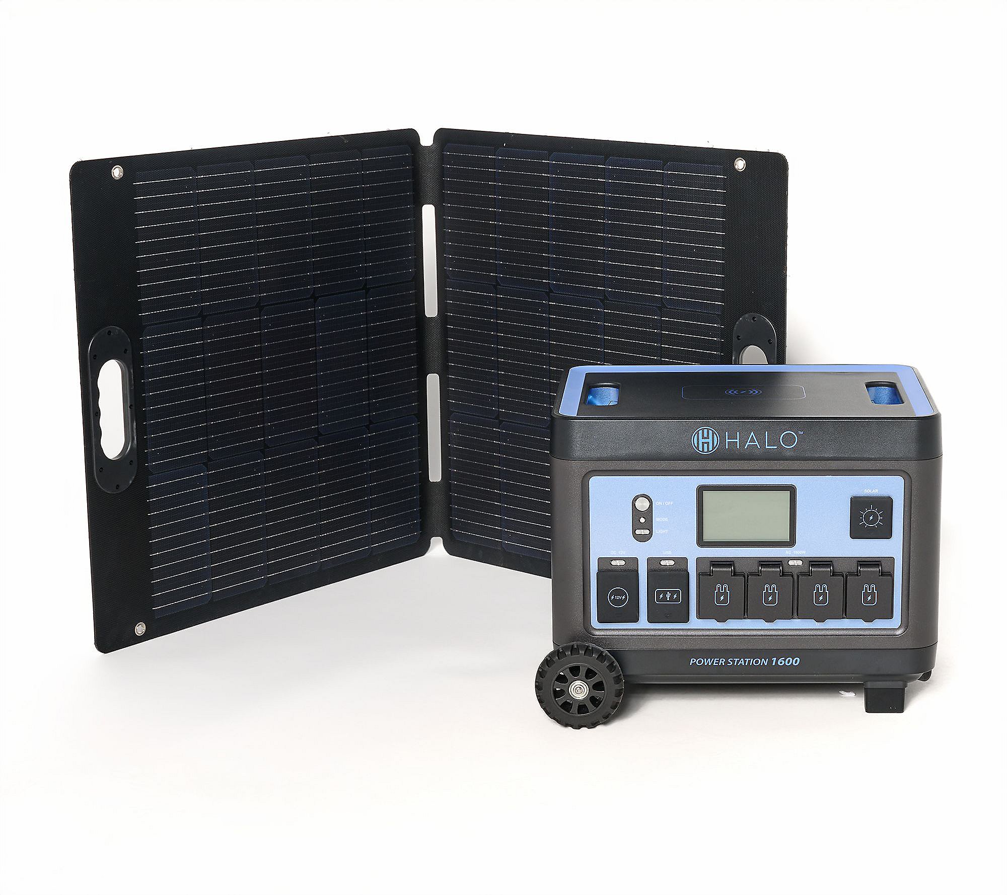 🎄Today's Special Value🎁 HALO 1600Wh Power Station with Choice of 100W Solar Panel & Trolley