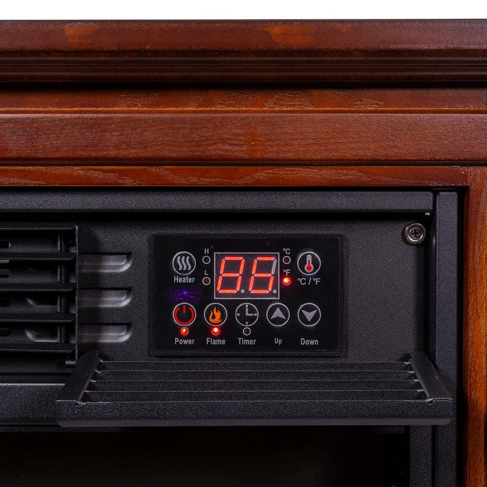 💝𝐐𝐕𝐂 𝐃𝐞𝐚𝐥𝐬 𝐨𝐧 𝐭𝐡𝐞 𝐃𝐚𝐢𝐥𝐲 - 𝐁𝐔𝐘 𝟏 𝐆𝐄𝐓 𝟏 𝐅𝐑𝐄𝐄✨28inch Electric Fireplace Heater w/Remote & Timer 1500W Infrared