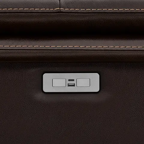 Barcalounger Bryson Leather Recliner image of power recline switch