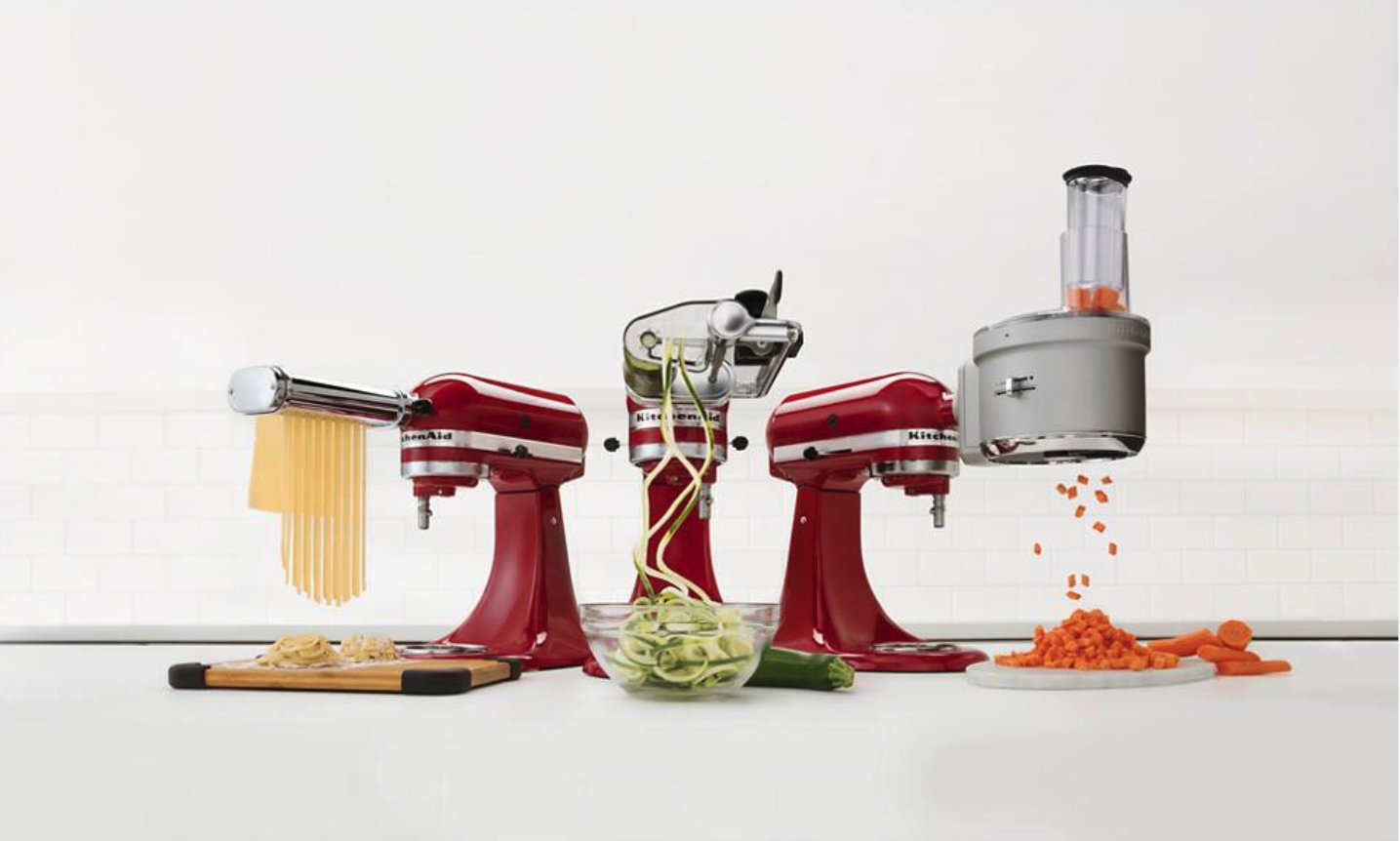 Works with all KitchenAid® Stand Mixers