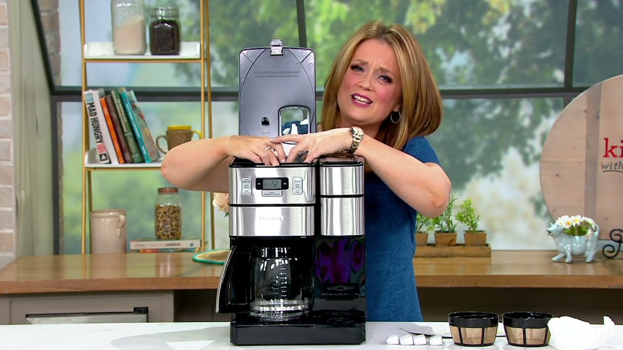 Cuisinart Grind and Brew Plus 12-cup and Single Serve Coffee Maker on QVC