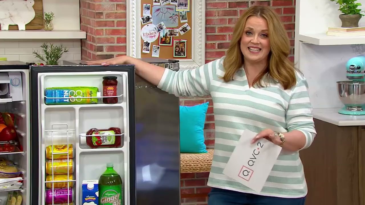 Frigidaire 3.2 cu-ft Compact Platinum Design Refrigerator on QVC
