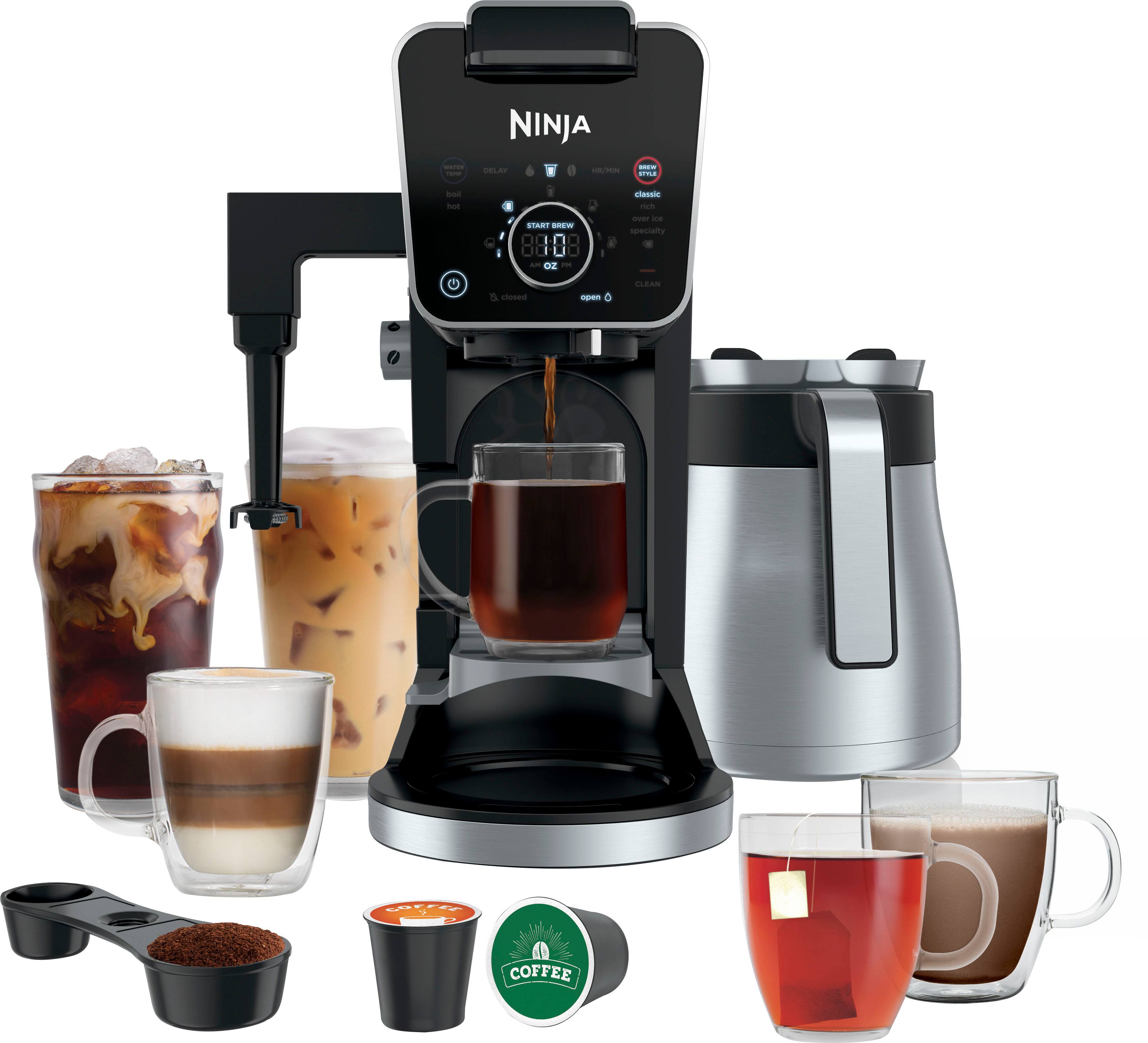 🎄Christmas Sale🎁Ninja Dual Brew Specialty Coffee System with Fold Away Frother