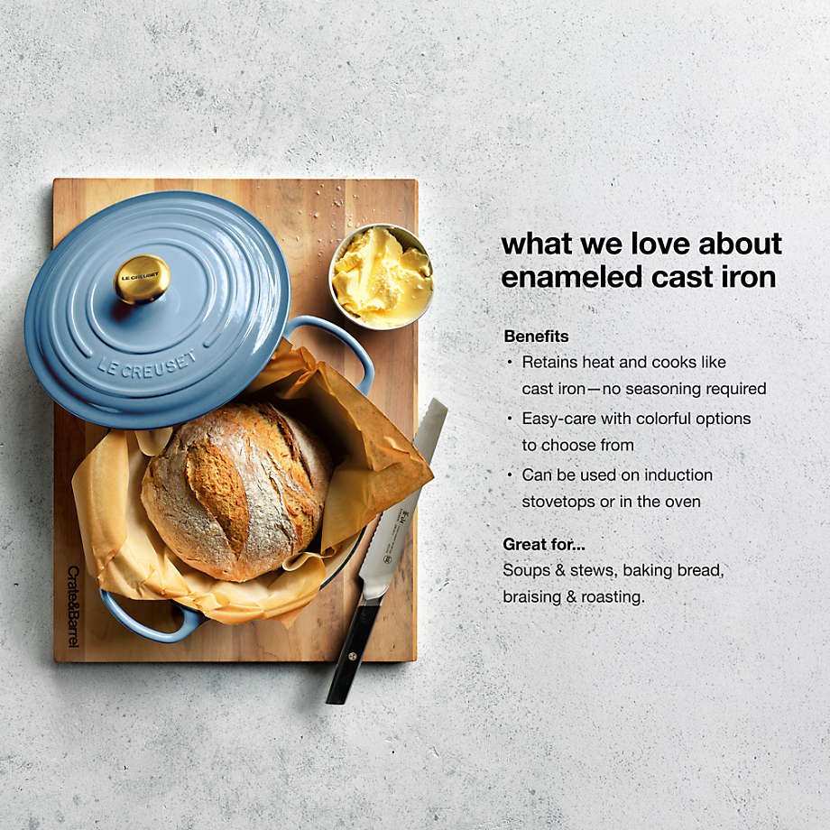 View Le Creuset &reg; Signature 1.75-Qt. Cream Enameled Cast Iron Saucepan with Lid - image 6 of 7