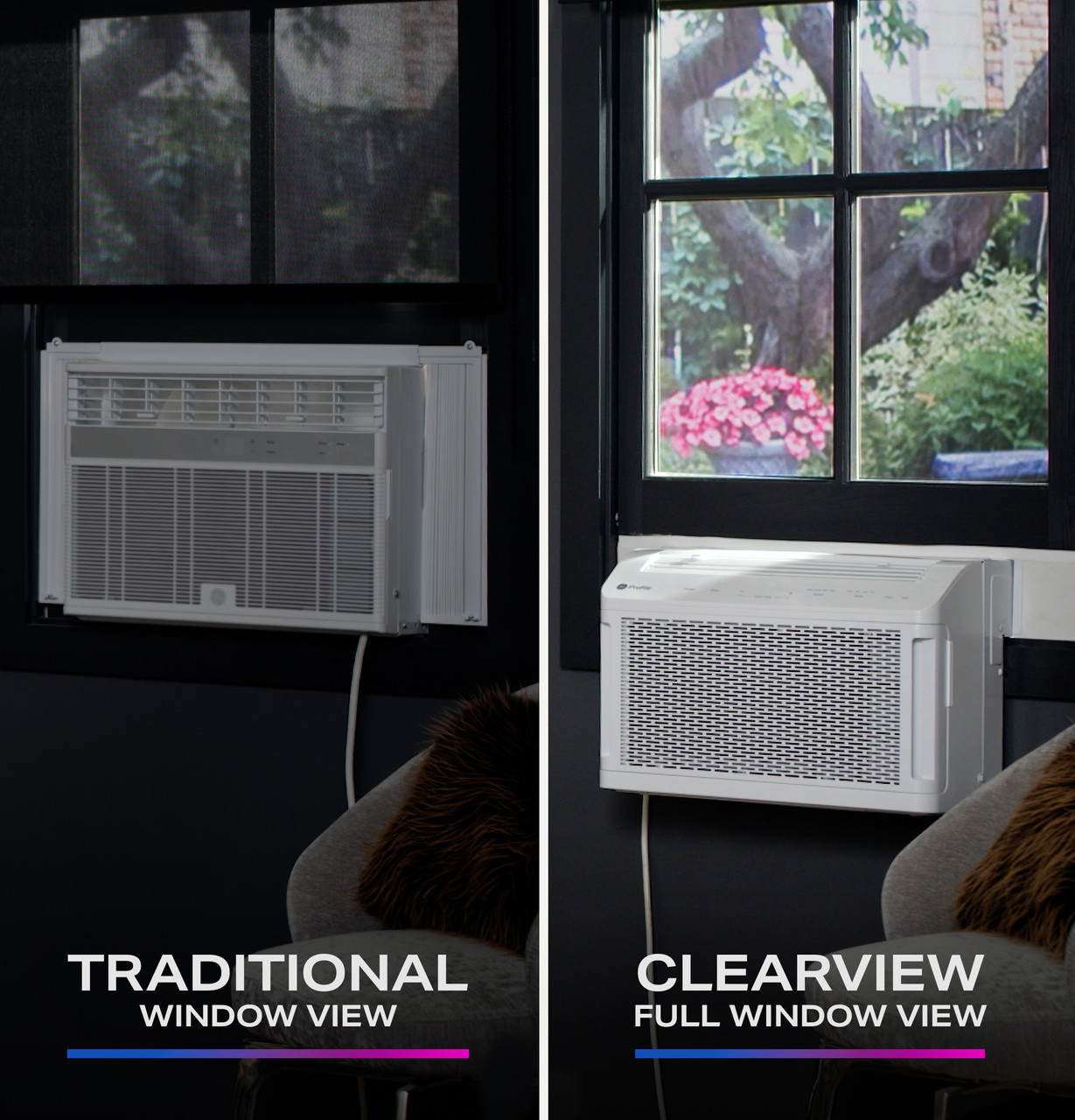 🔥This Week's Special Clearance Sale🔥GE ClearView Medium Room Window Air Conditioner , Remote Included ( 115-Volt , 8300-BTU )