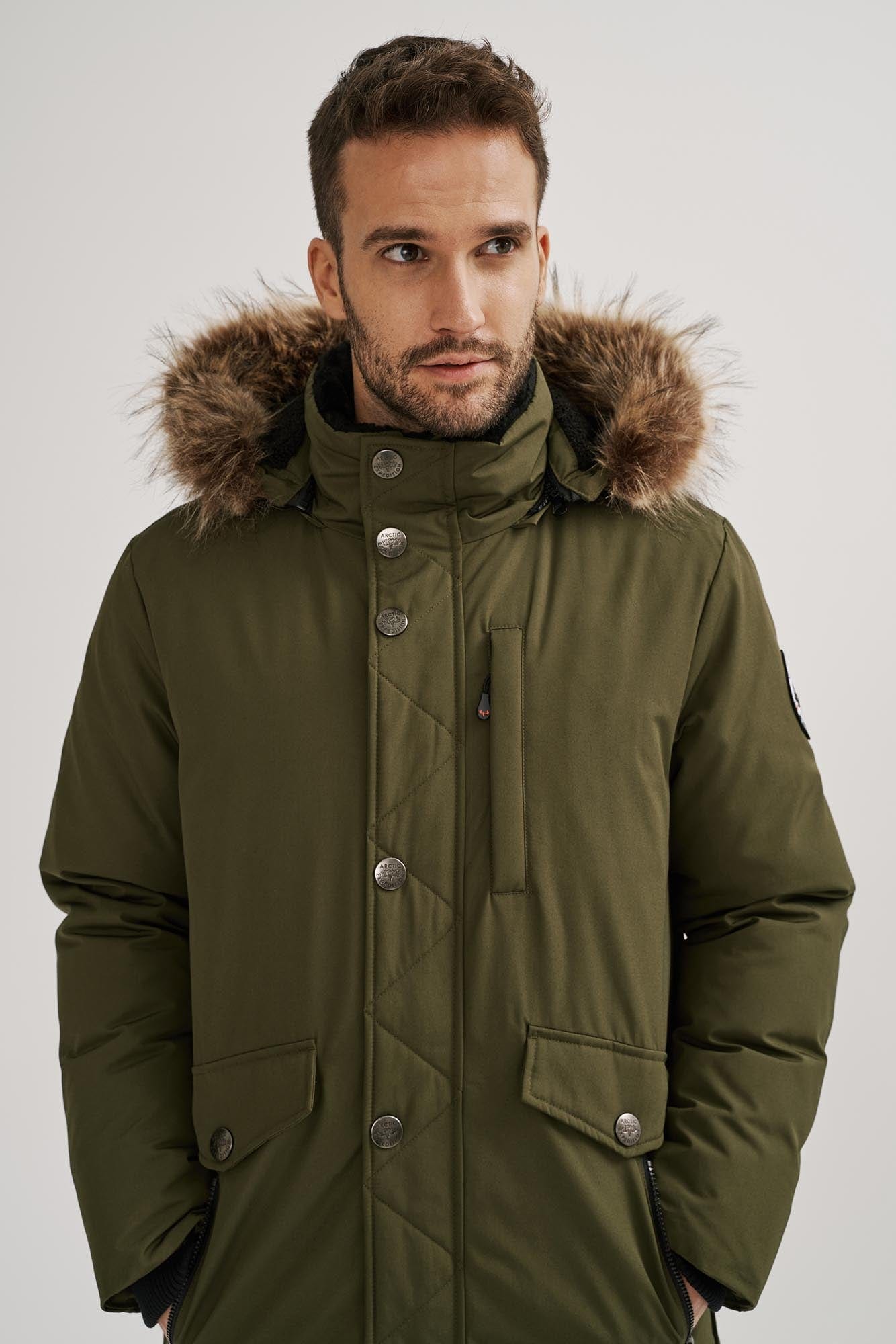 💝𝐐𝐕𝐂'𝐬 𝐁𝐥𝐚𝐜𝐤 𝐅𝐫𝐢𝐝𝐚𝐲 𝐃𝐞𝐚𝐥𝐬✨Arctic Expedition Men's Quilted Parka with Removable Hood