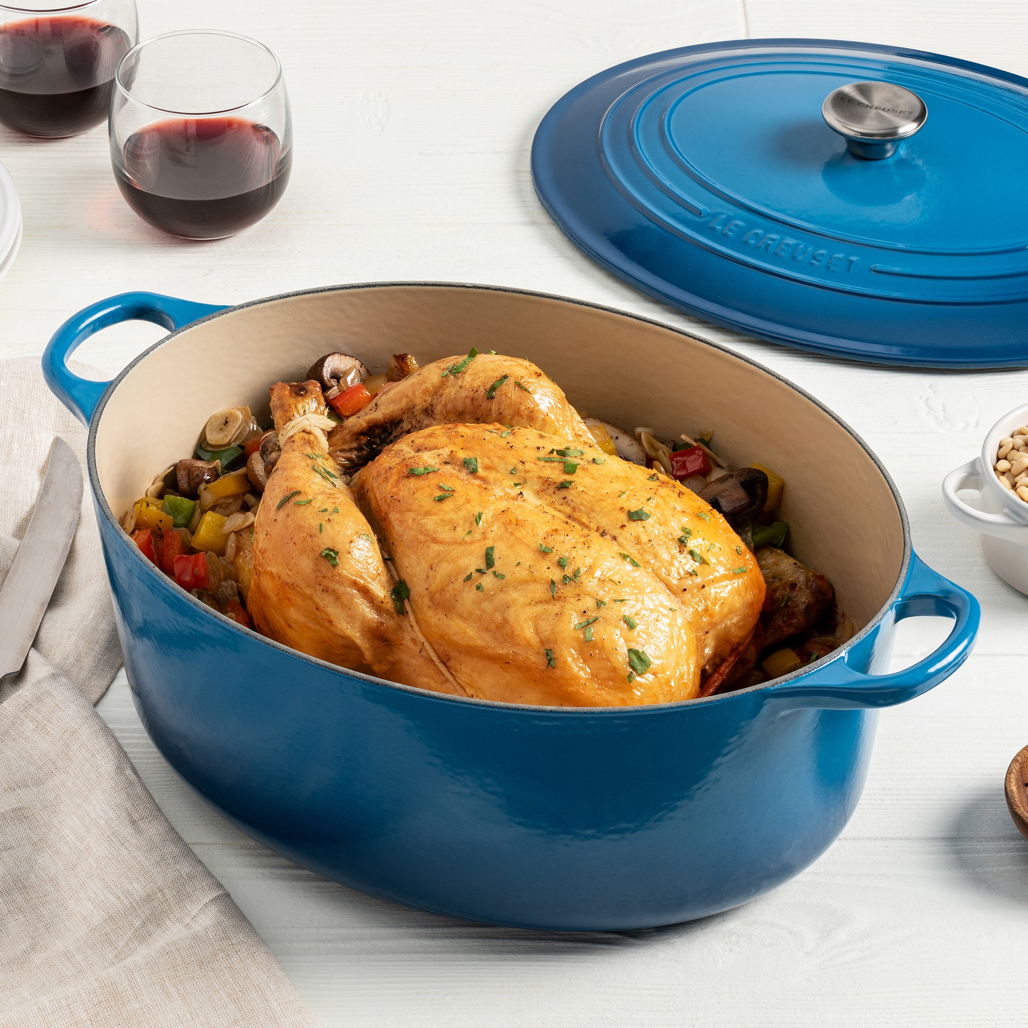 Alt image 10 for Le Creuset Signature Enameled Cast Iron Oval Dutch Oven, 8-Qt.