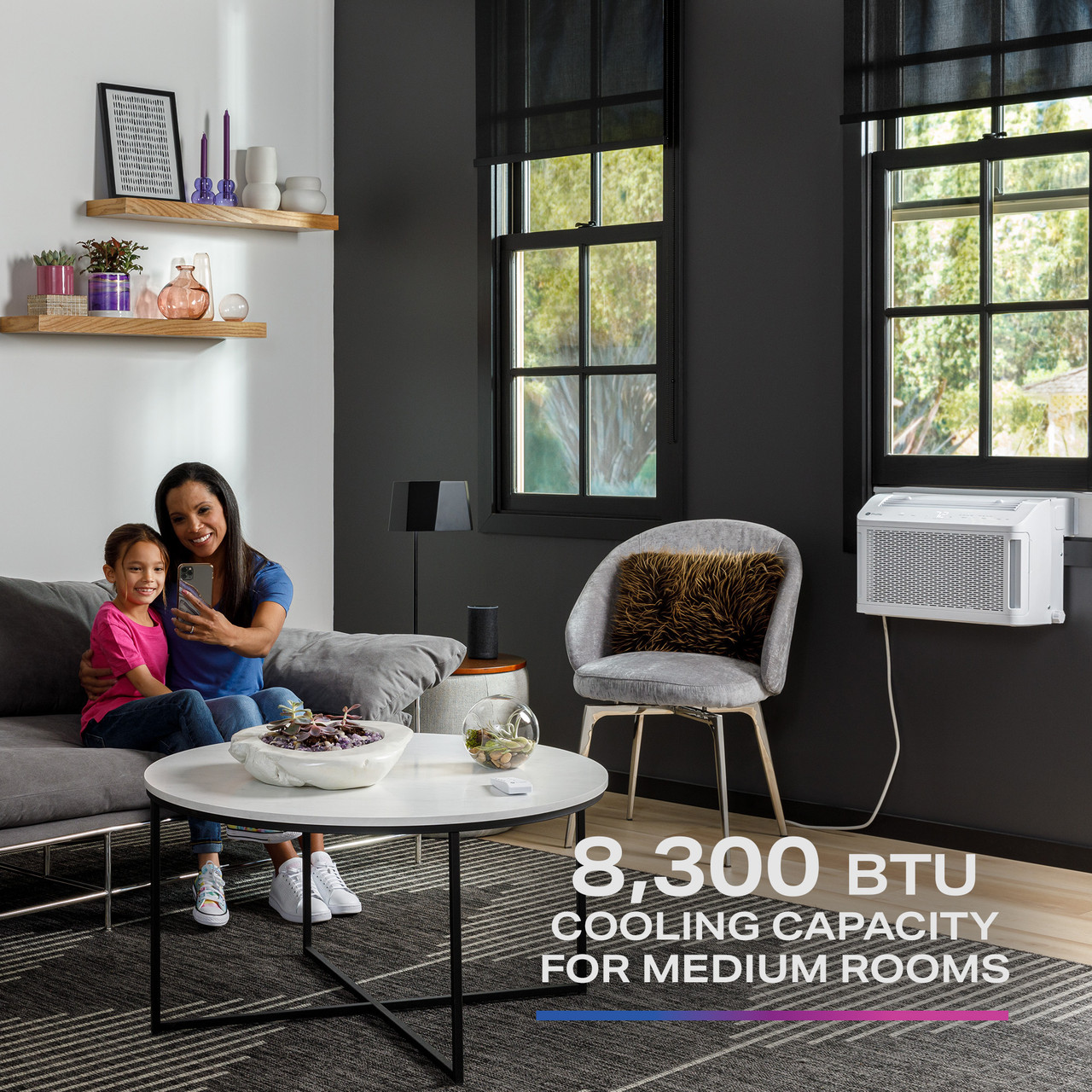 🔥This Week's Special Clearance Sale🔥GE ClearView Medium Room Window Air Conditioner , Remote Included ( 115-Volt , 8300-BTU )