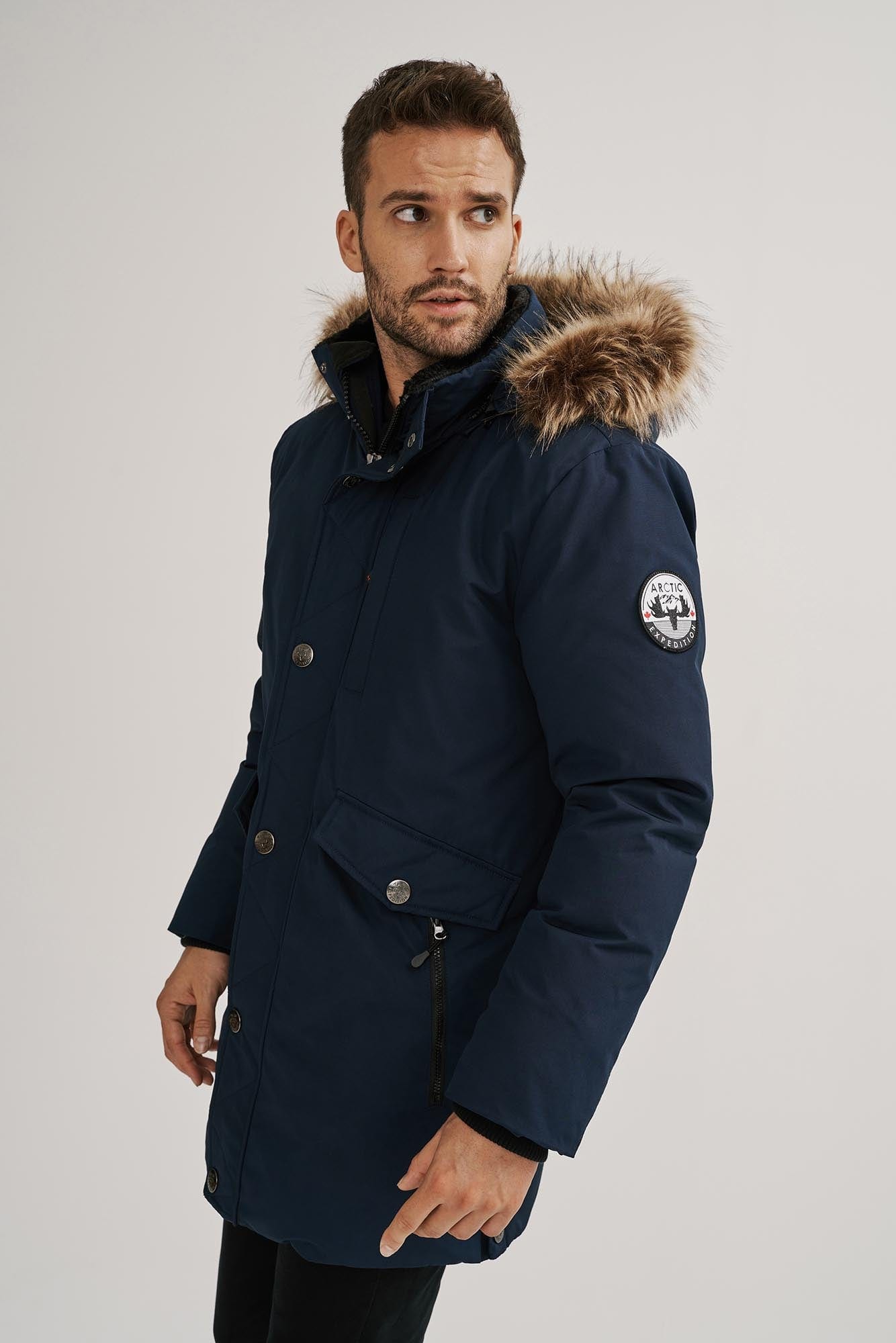 💝𝐐𝐕𝐂'𝐬 𝐁𝐥𝐚𝐜𝐤 𝐅𝐫𝐢𝐝𝐚𝐲 𝐃𝐞𝐚𝐥𝐬✨Arctic Expedition Men's Quilted Parka with Removable Hood