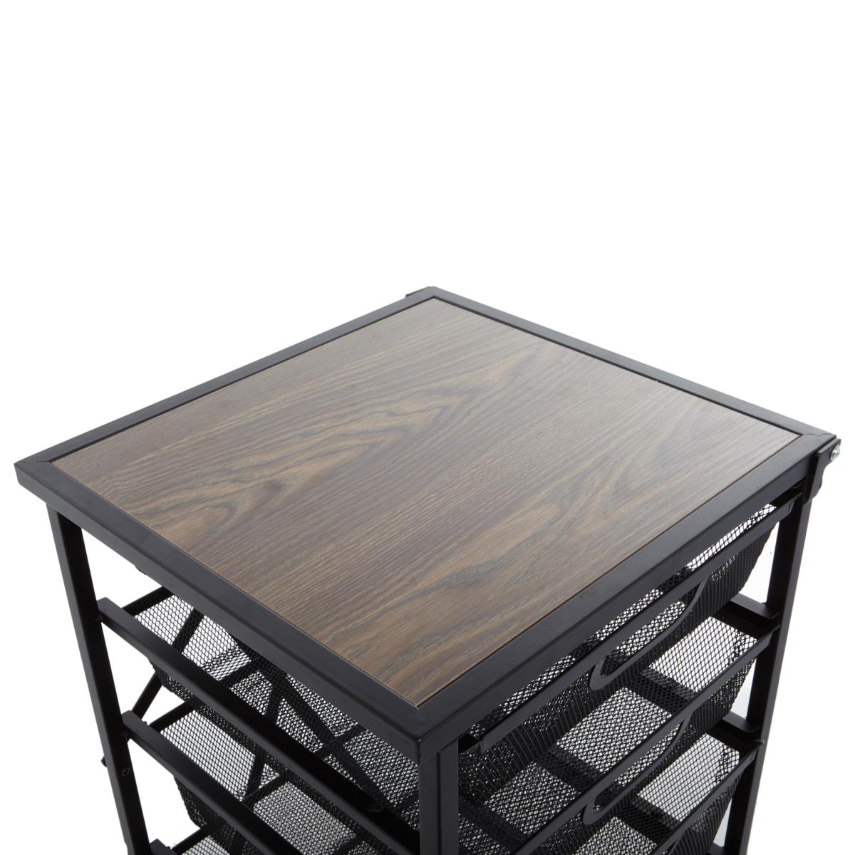 💝𝐁𝐥𝐚𝐜𝐤 𝐅𝐫𝐢𝐝𝐚𝐲 𝐃𝐞𝐚𝐥𝐬 ✨Origami 5-Drawer Cart with Wooden Top