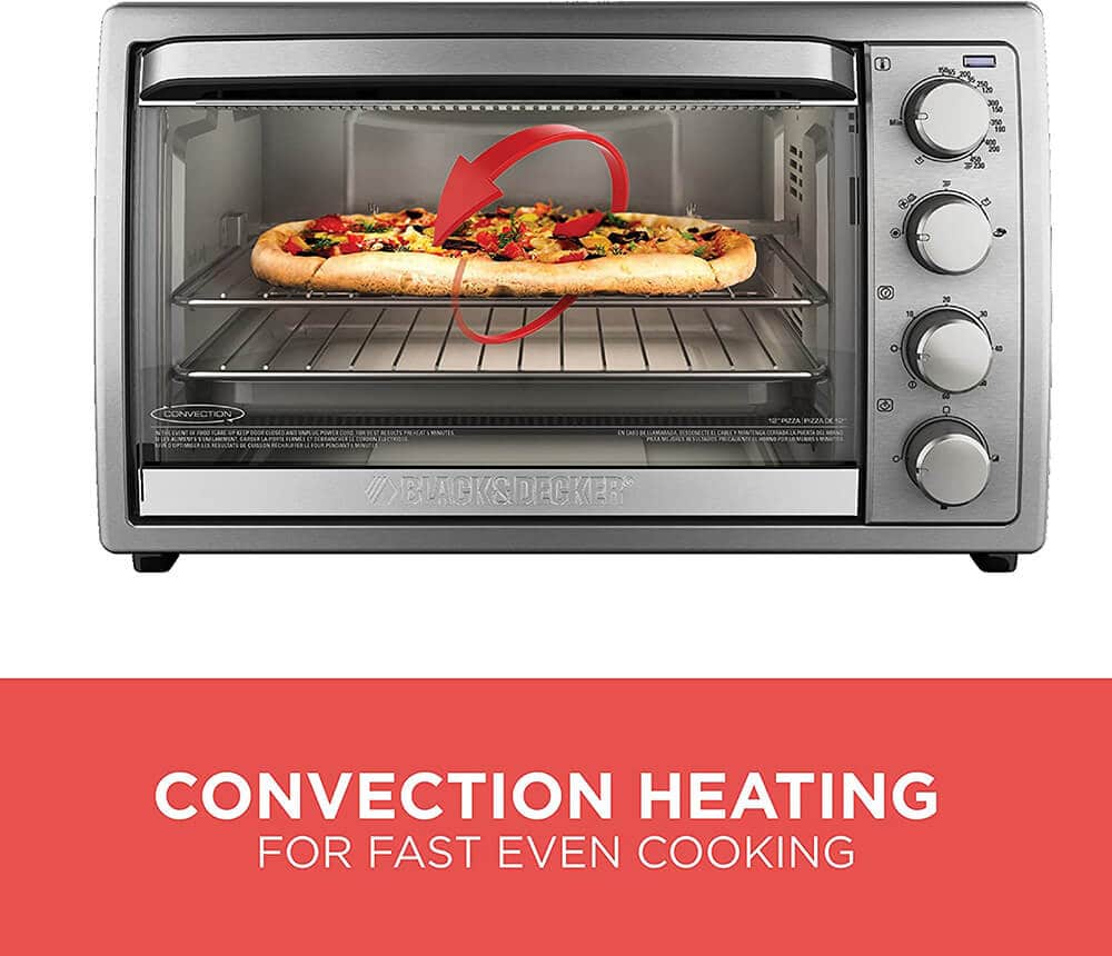 🎄Today's Special Value🎁  Black & Decker Air Fryer Toaster Oven with Rotisserie
