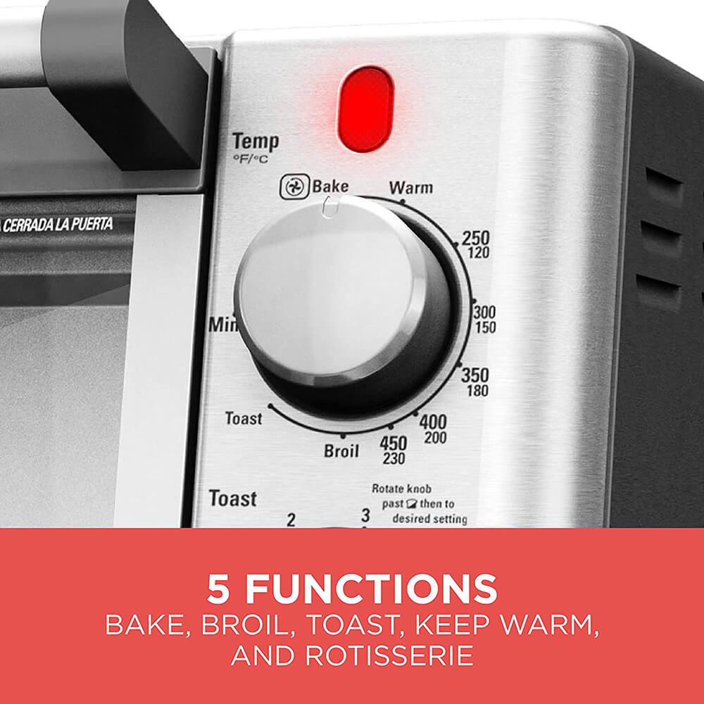 🎄Today's Special Value🎁  Black & Decker Air Fryer Toaster Oven with Rotisserie