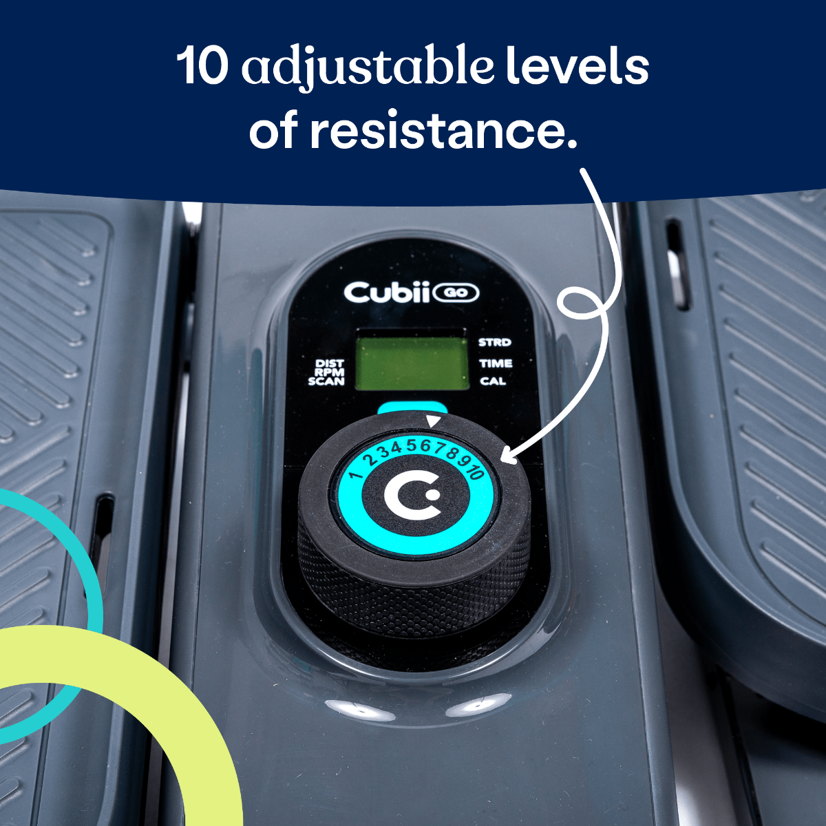 💝𝐁𝐥𝐚𝐜𝐤 𝐅𝐫𝐢𝐝𝐚𝐲 𝐃𝐞𝐚𝐥𝐬 ✨Cubii Go Seated Elliptical w/ Wheels, Handle & Mat