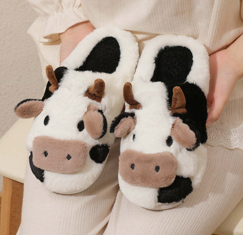 Genuine Handmade Cowhide Western Slippers House Shoes