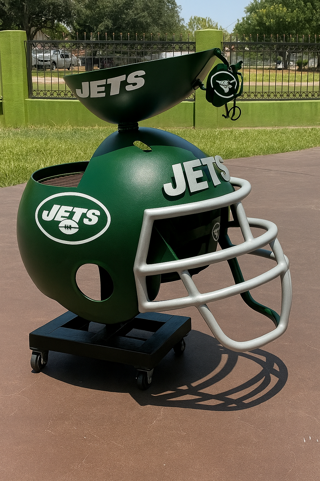 Team Helmet BBQ Grill