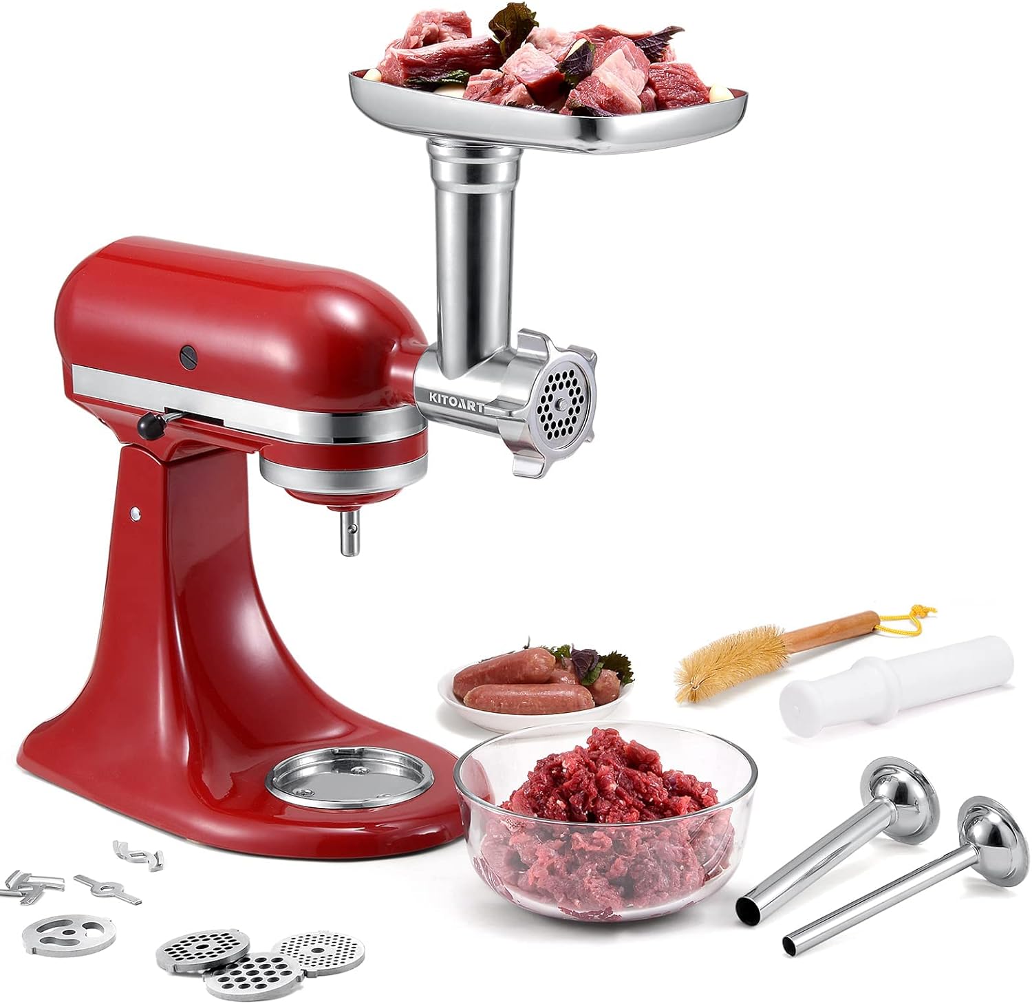 💝𝐐𝐕𝐂'𝐬 𝐁𝐥𝐚𝐜𝐤 𝐅𝐫𝐢𝐝𝐚𝐲 𝐃𝐞𝐚𝐥𝐬✨KitchenAid Metal Food Grinder Attachment with Sausage Stuffer 