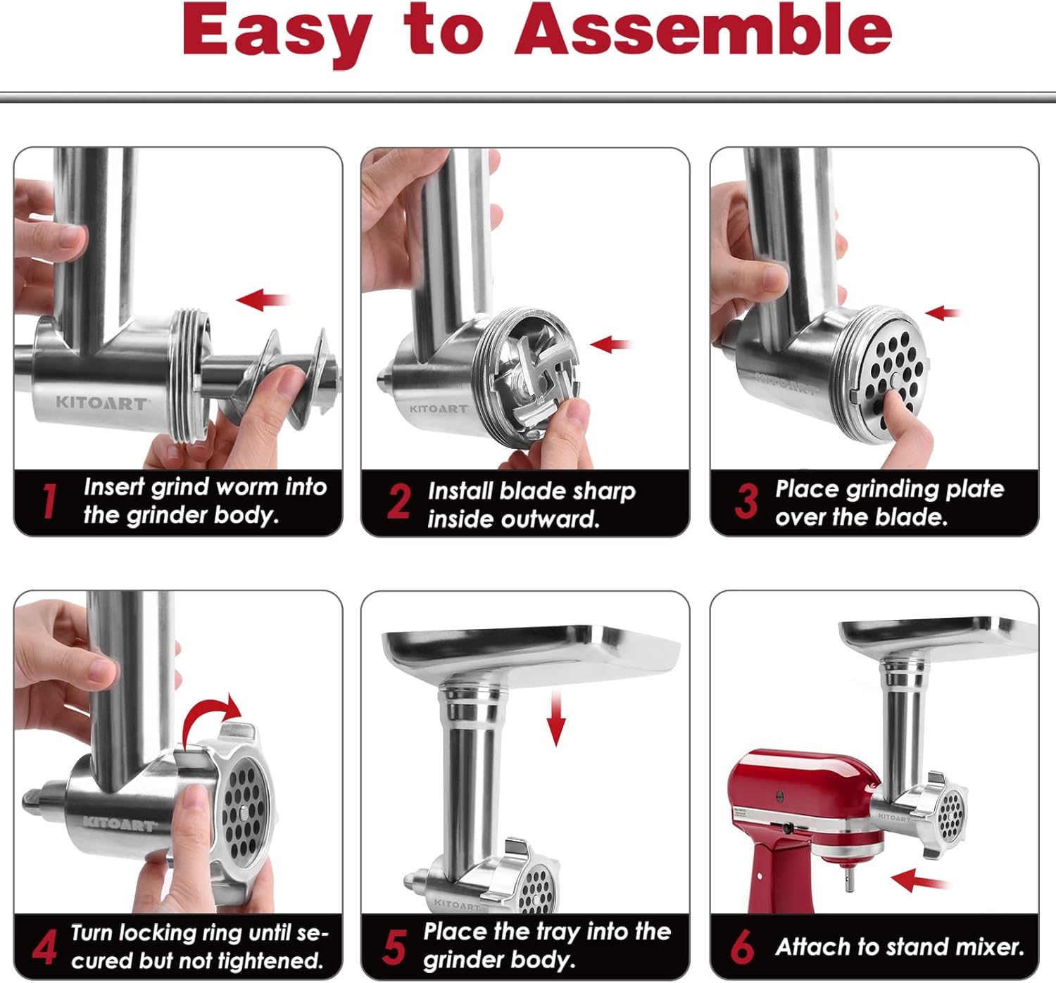 💝𝐐𝐕𝐂'𝐬 𝐁𝐥𝐚𝐜𝐤 𝐅𝐫𝐢𝐝𝐚𝐲 𝐃𝐞𝐚𝐥𝐬✨KitchenAid Metal Food Grinder Attachment with Sausage Stuffer 