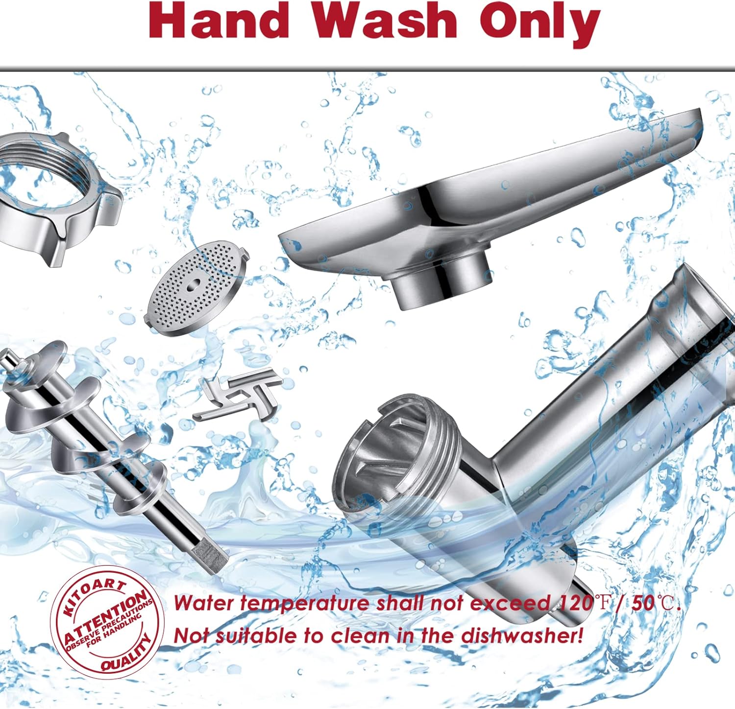 💝𝐐𝐕𝐂'𝐬 𝐁𝐥𝐚𝐜𝐤 𝐅𝐫𝐢𝐝𝐚𝐲 𝐃𝐞𝐚𝐥𝐬✨KitchenAid Metal Food Grinder Attachment with Sausage Stuffer 