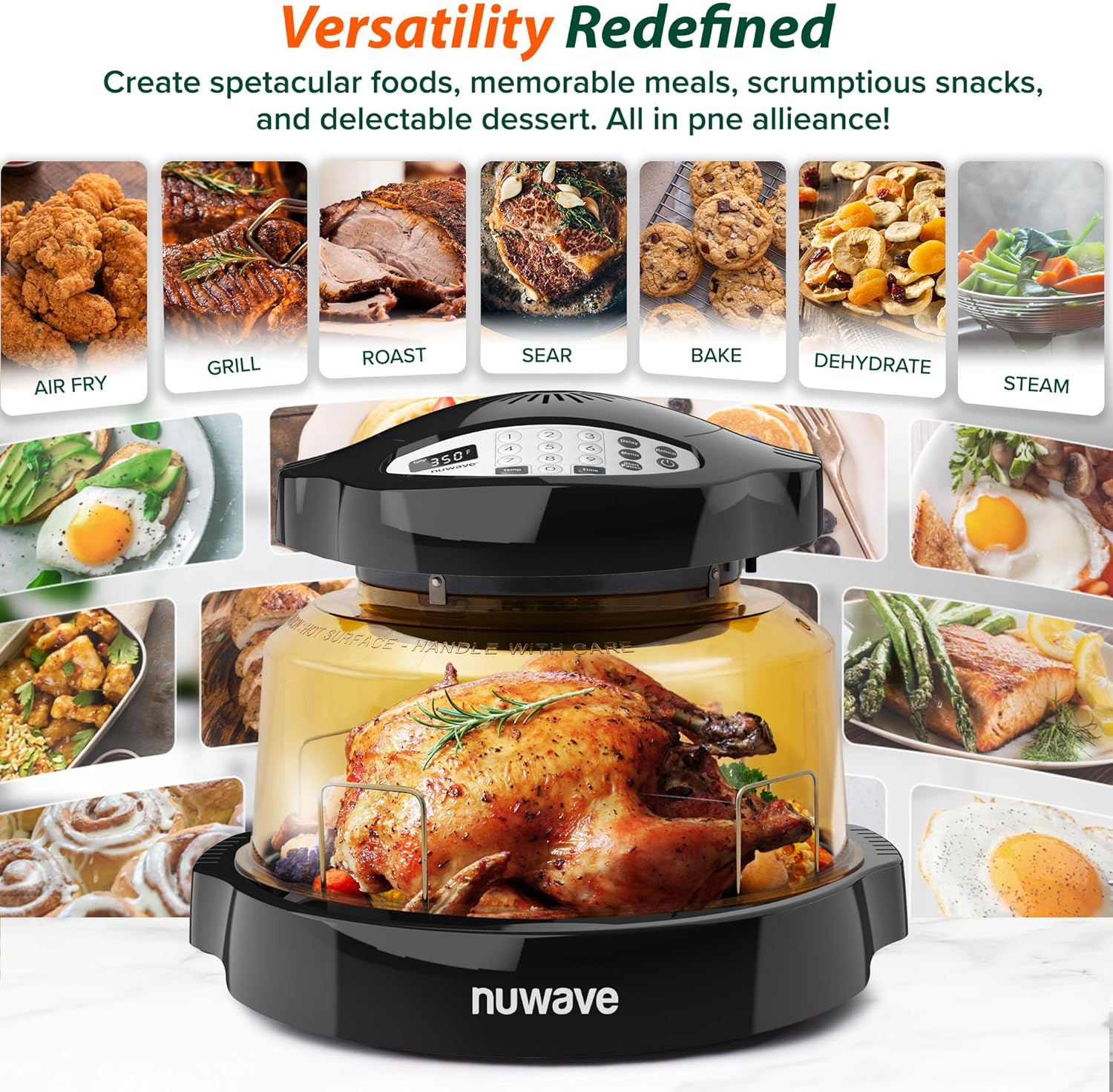 💝𝐐𝐕𝐂'𝐬 𝐁𝐥𝐚𝐜𝐤 𝐅𝐫𝐢𝐝𝐚𝐲 𝐃𝐞𝐚𝐥𝐬✨NuWave Pro Plus 8-in-1 Digital Oven with 2 pc. Baking Set with David Venable