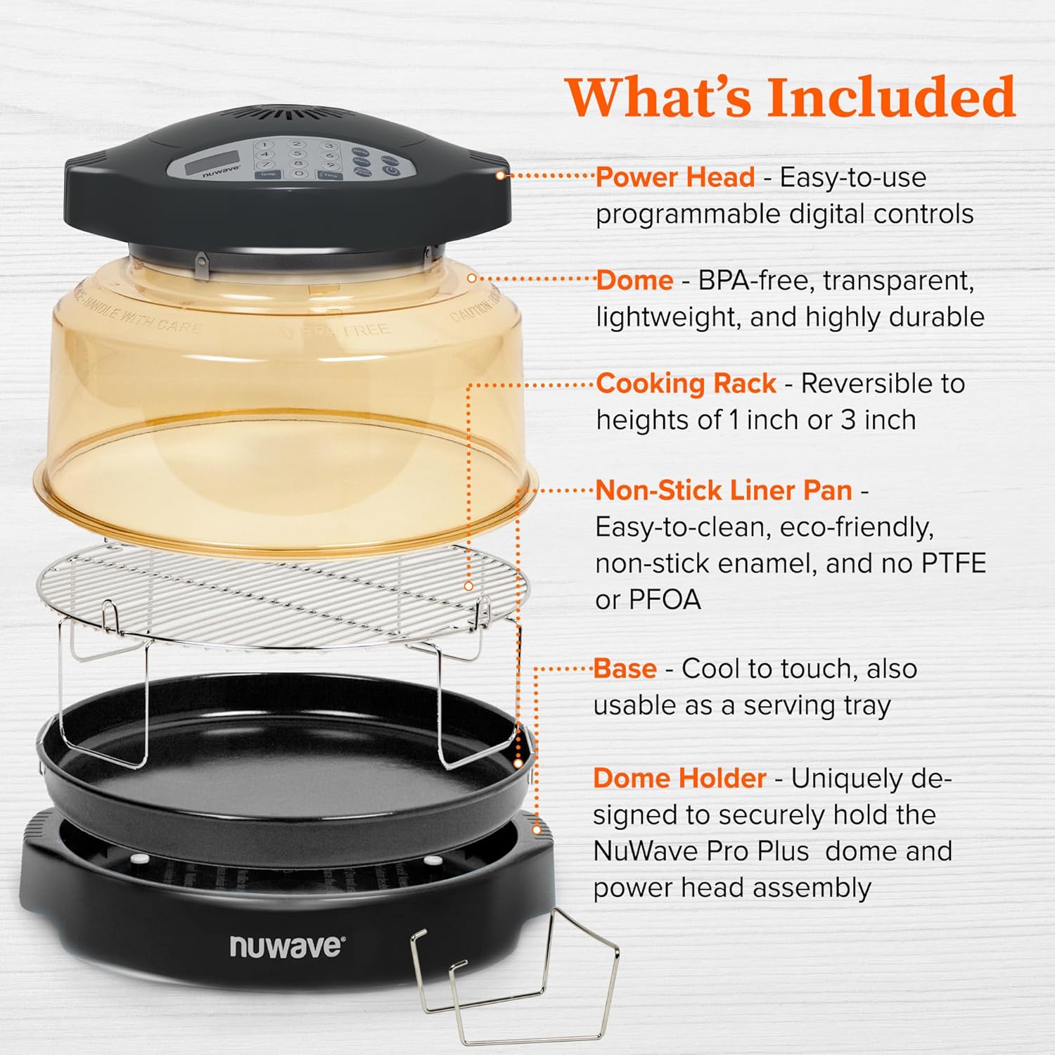 💝𝐐𝐕𝐂'𝐬 𝐁𝐥𝐚𝐜𝐤 𝐅𝐫𝐢𝐝𝐚𝐲 𝐃𝐞𝐚𝐥𝐬✨NuWave Pro Plus 8-in-1 Digital Oven with 2 pc. Baking Set with David Venable